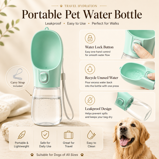 Portable Dog Water Bottle