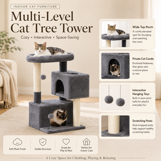Indoor Cat Tree Tower