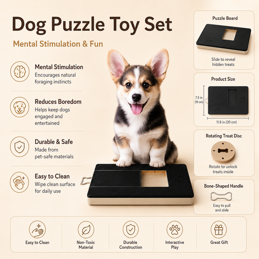 Dog Nail Scratch Board with Treat Box