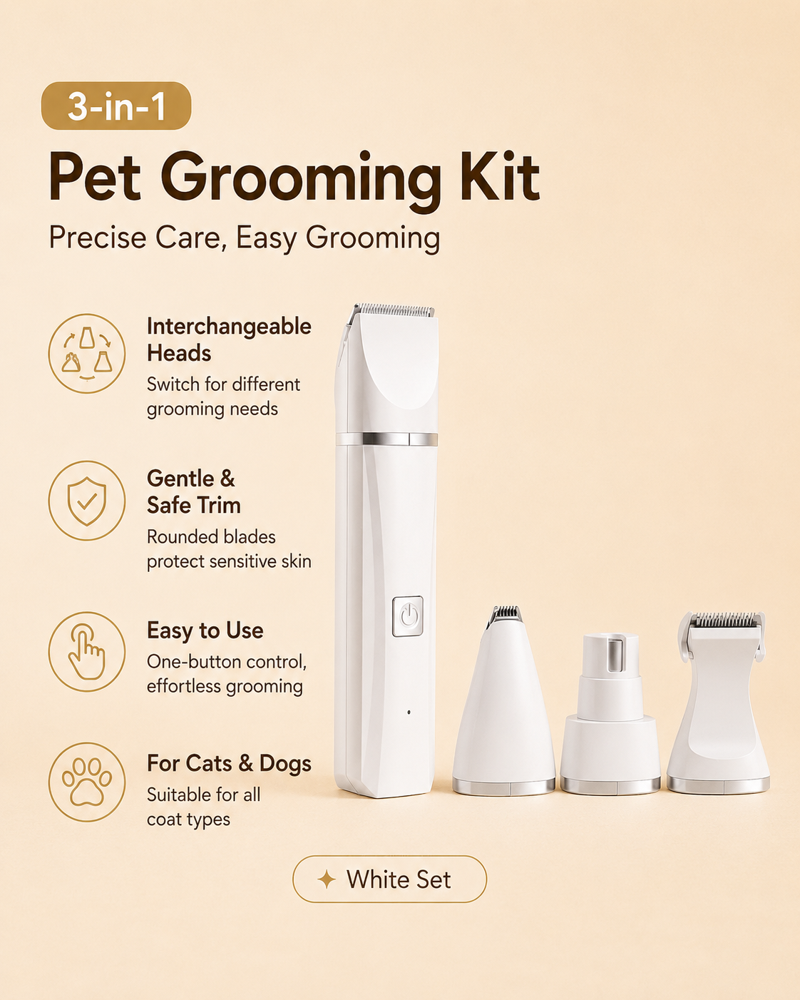 Electric Pet Grooming Kit