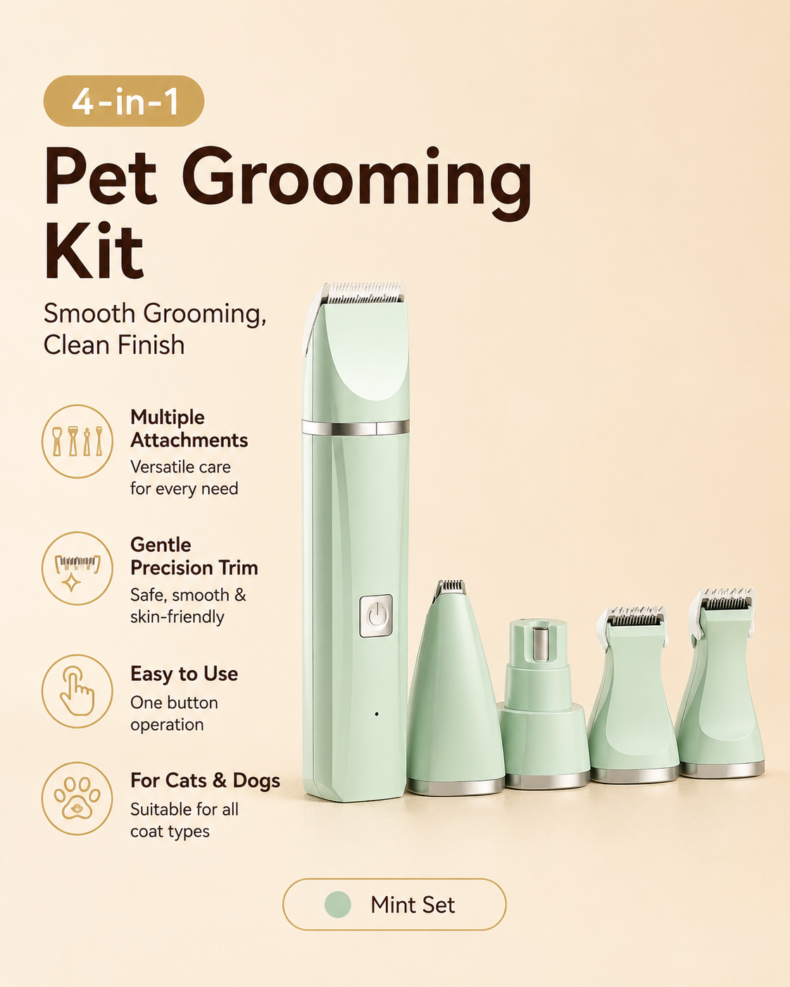 Electric Pet Grooming Kit