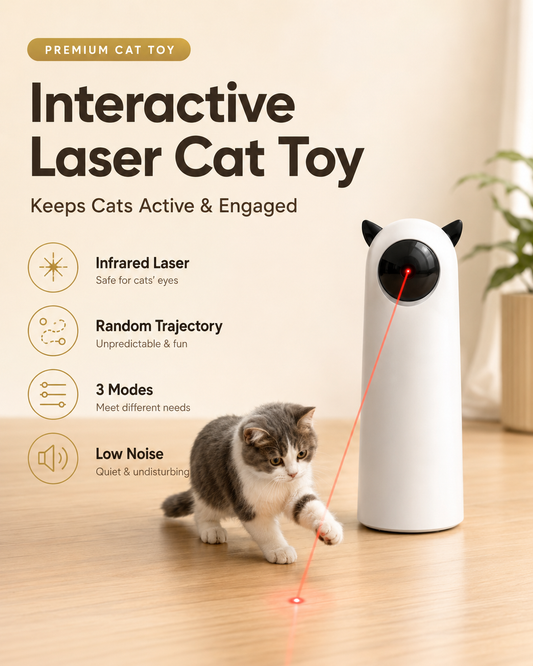 Automatic Cat Toy – Interactive Smart LED Laser