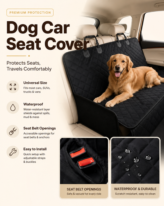 Waterproof Dog Car Seat Cover