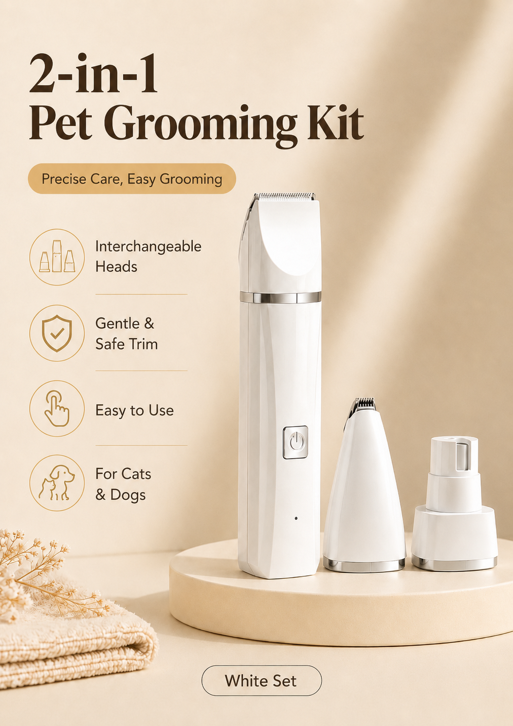 Electric Pet Grooming Kit