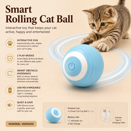 Smart Rolling Cat Ball